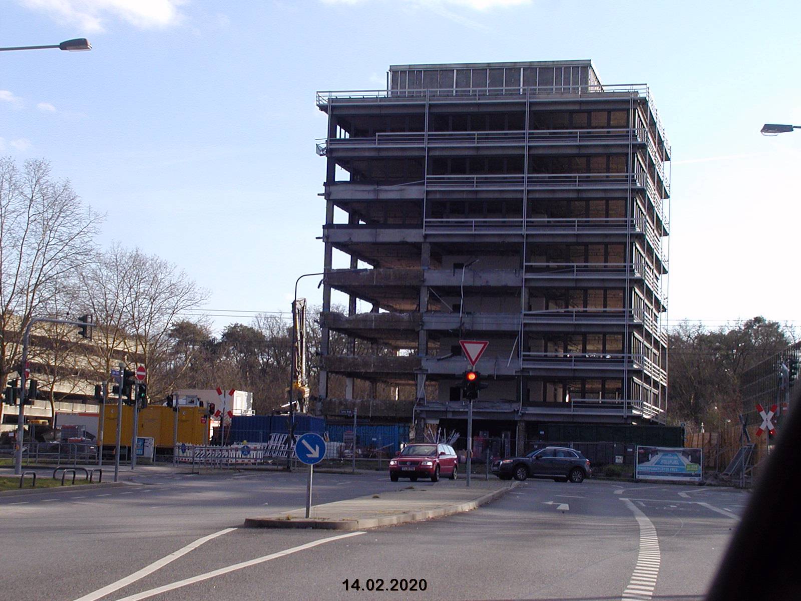 Abriss Commodore-Bau 14.02.2020